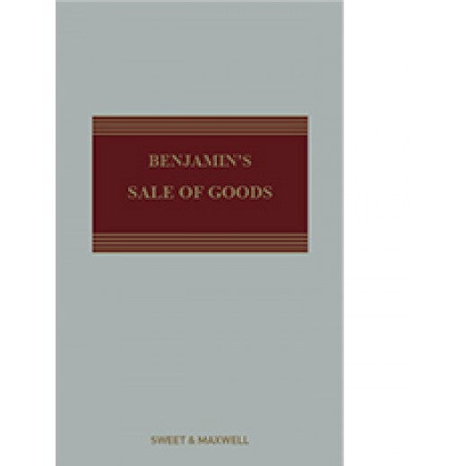 Benjamin's Sale of Goods 11th ed with 1st Supplement